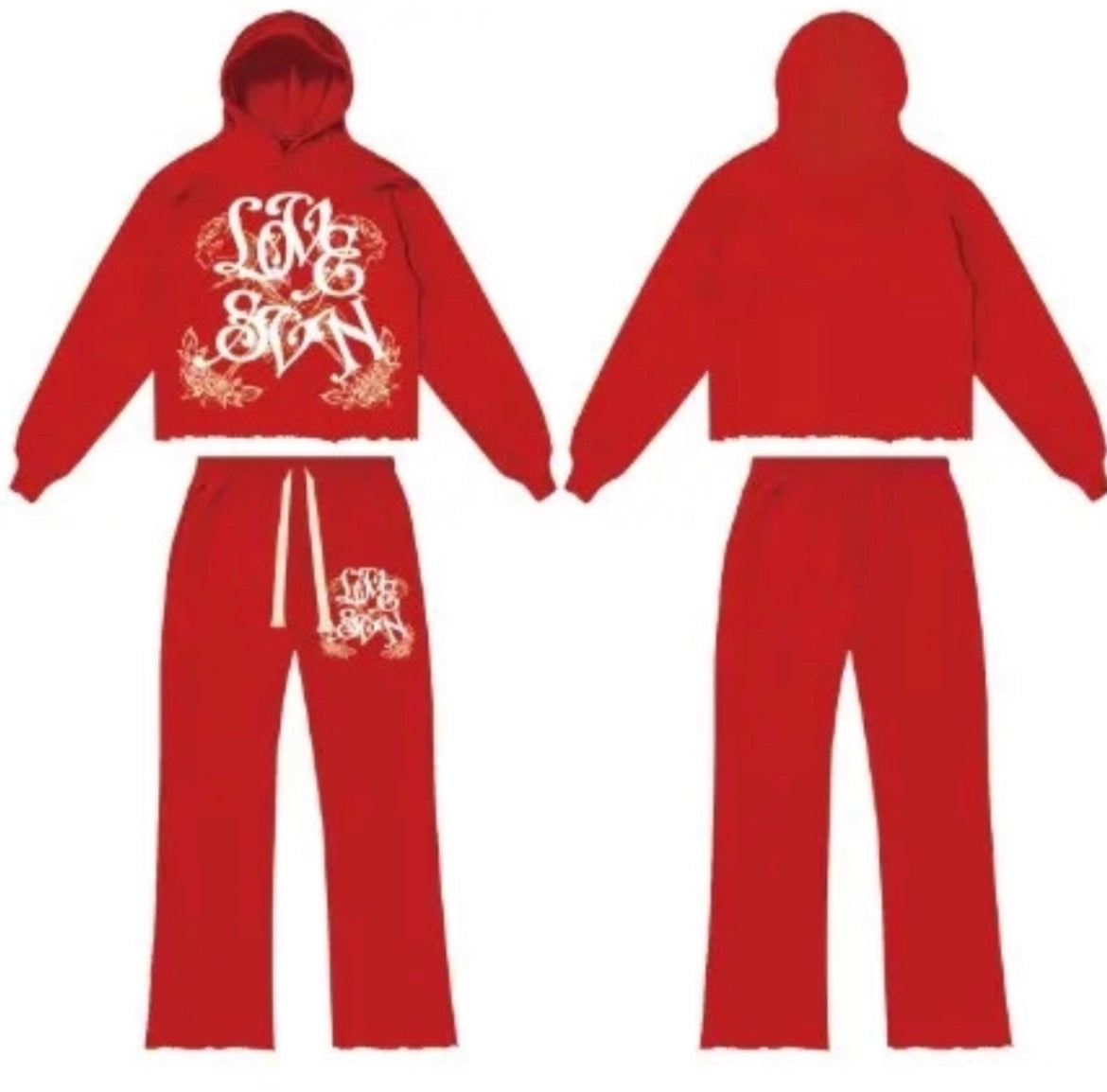 “ LOVESVN “ Stacked Sweatsuit