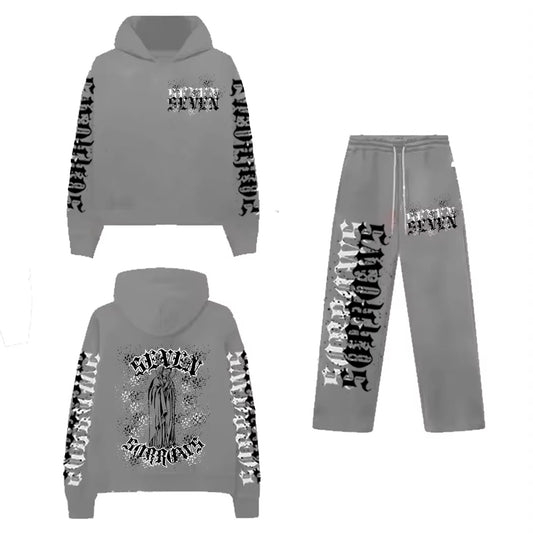“ Sorrows “ Stacked Sweatsuit