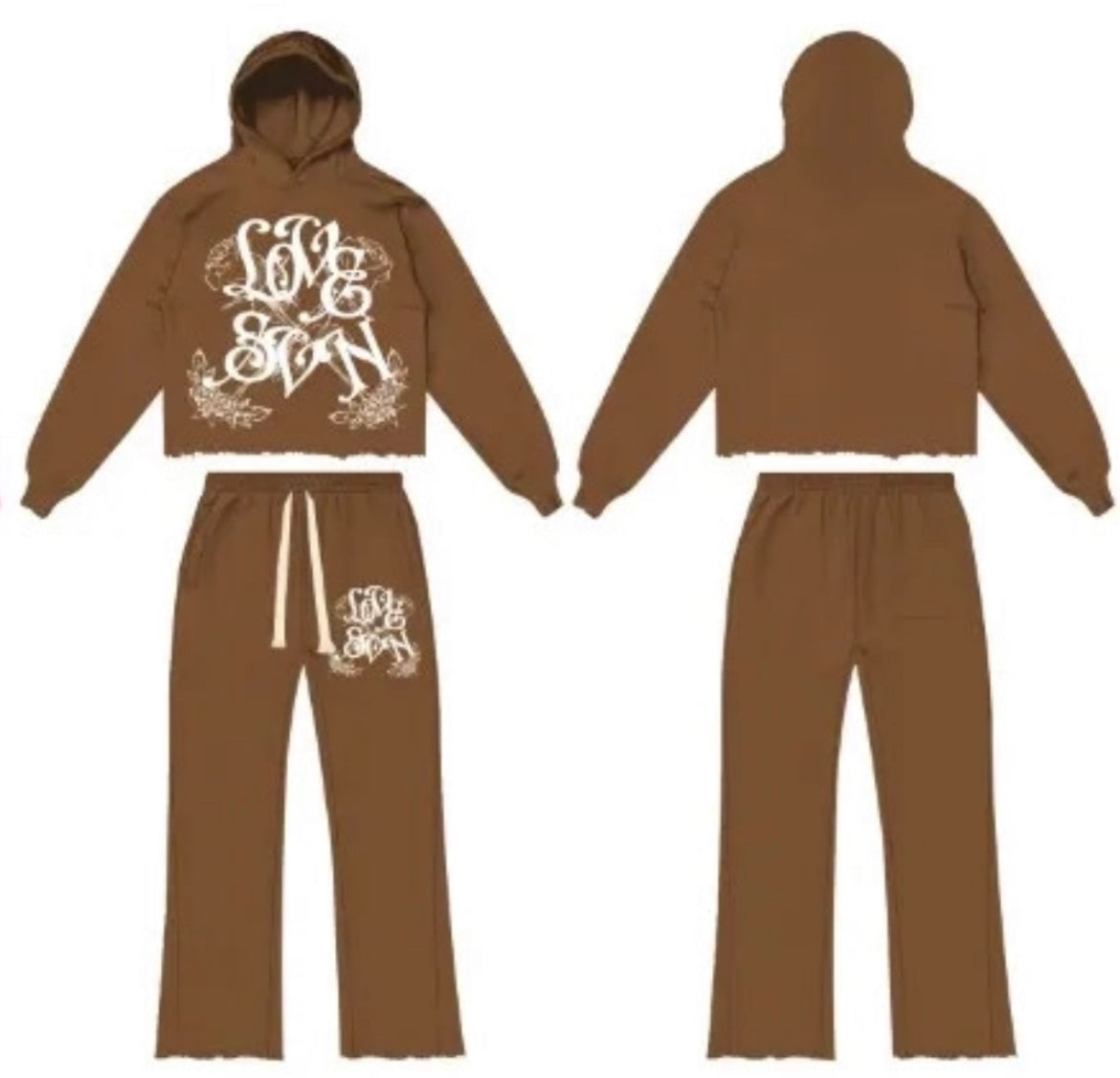 “ LOVESVN “ Stacked Sweatsuit