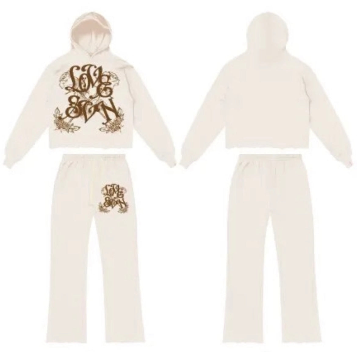 “ LOVESVN “ Stacked Sweatsuit